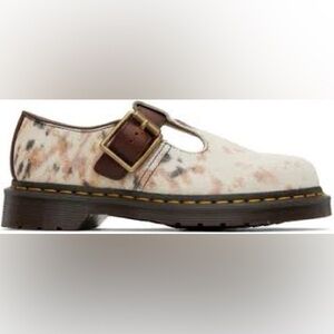 Dr Martens NWOT Genuine Calf Hair T-Bar Mens Sz 12